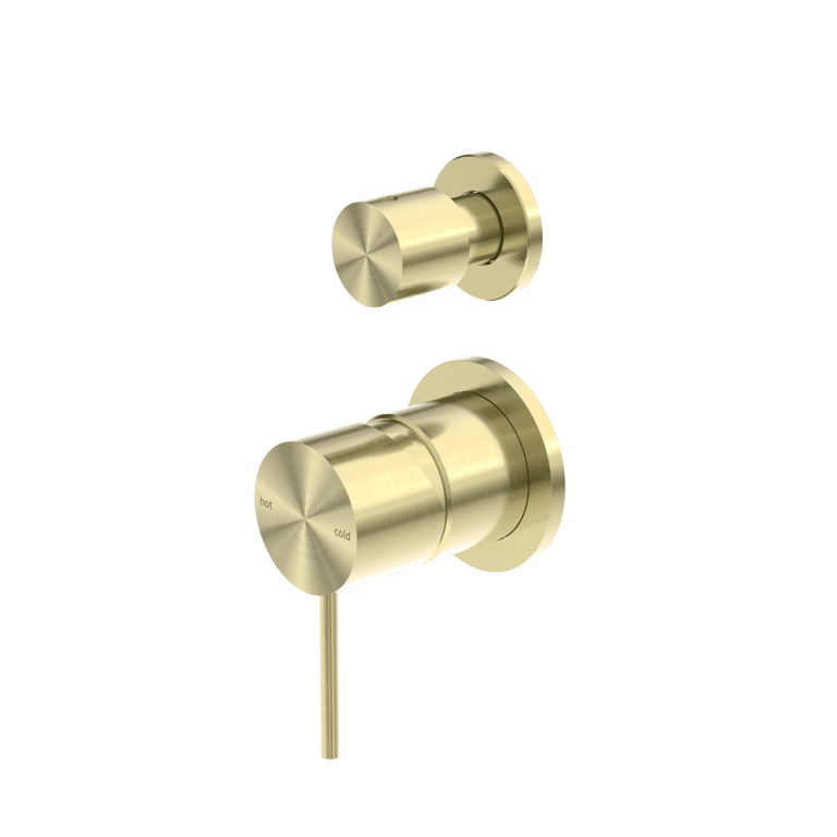 Nero_Mecca Shower Mixer With Divertor Separate Back Plate_NR221911SBG.png Image of MixerTap Diverter Nero Mecca Split