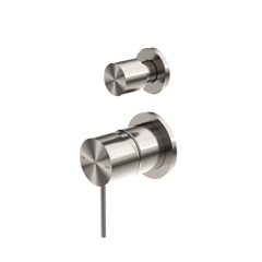 Nero_Mecca Shower Mixer With Divertor Separate Back Plate_NR221911SBN.png Image of MixerTap Diverter Nero Mecca Split