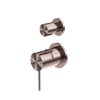 Nero_Mecca Shower Mixer With Divertor Separate Back Plate_NR221911SBZ.png Image of MixerTap Diverter Nero Mecca Split