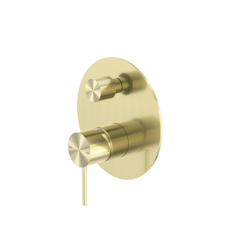 Nero_Mecca Shower Mixer With Divertor_NR221911ABG.png Image of MixerTap Diverter Nero Mecca