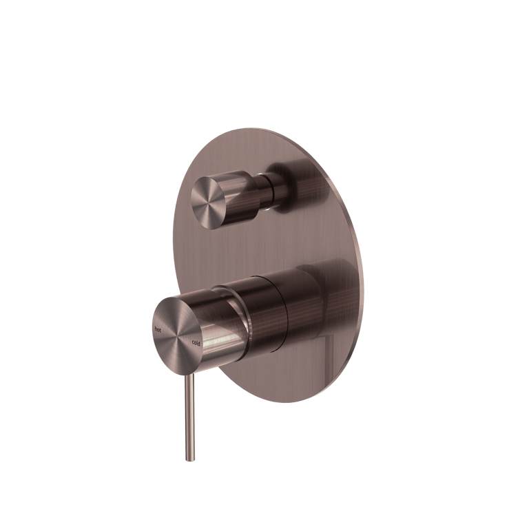 Nero_Mecca Shower Mixer With Divertor_NR221911ABZ.png Image of MixerTap Diverter Nero Mecca