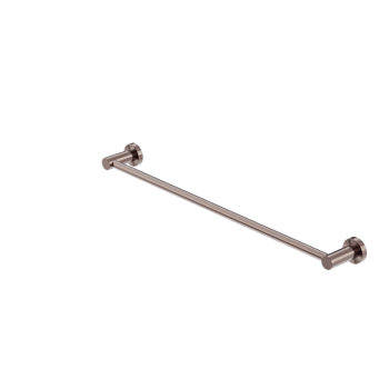 Nero_Mecca Single Towel Rail 600mm 800Mm_NR1924BZ.png Image of TowelRail SurfaceMount Nero Mecca Single