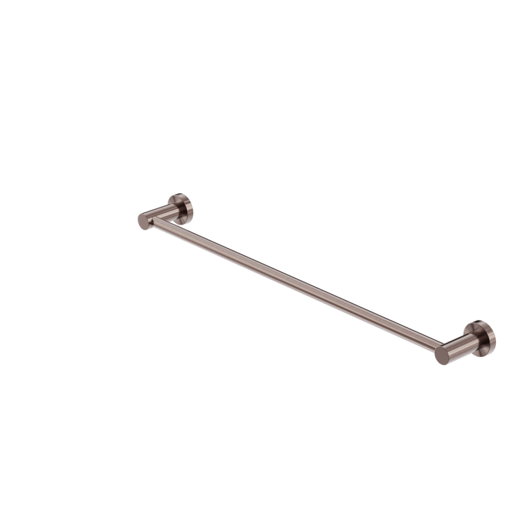 Nero_Mecca Single Towel Rail 600mm 800Mm_NR1924BZ.png Image of TowelRail SurfaceMount Nero Mecca Single
