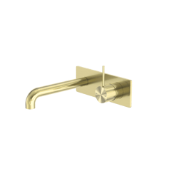 Nero_Mecca Wall Basin Bath Mixer Handle Up 120mm 160mm 185mm 230mm 260mm_NR221910B120BG.png Image of MixerSet Wall Nero Mecca Basin Bath HandleUp