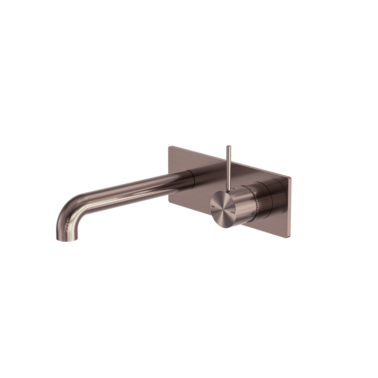 Nero_Mecca Wall Basin Bath Mixer Handle Up 120mm 160mm 185mm 230mm 260mm_NR221910B120BZ.png Image of MixerSet Wall Nero Mecca Basin Bath HandleUp