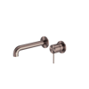 Nero_Mecca Wall Basin Bath Mixer Separate Back Plate 120mm 160mm 185mm 230mm 260mm_NR221910C120BZ.png Image of MixerSet Wall Nero Mecca Basin Bath Split