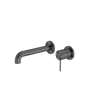 Nero_Mecca Wall Basin Bath Mixer Separate Back Plate 120mm 160mm 185mm 230mm 260mm_NR221910C120GM.png Image of MixerSet Wall Nero Mecca Basin Bath Split