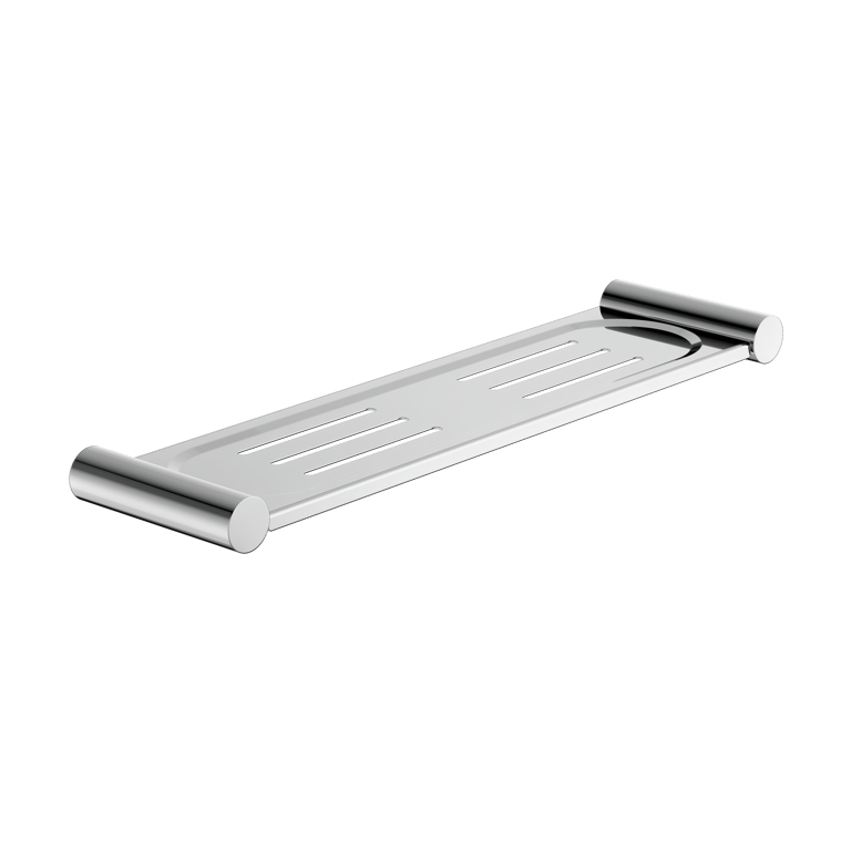 Nero_New Mecca Metal Shower Shelf_NR2387ACH.png Image of Shelf SurfaceMount Nero Mecca New Metal