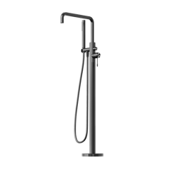 Nero_Opal Free Standing Bath Mixer With Hand Shower_NR251903AGR.png Image of Mixer Freestanding Nero Opal HandShower