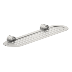 Nero_Opal Metal Shower Shelf_NR2587aBN.png Image of Shelf SurfaceMount Nero Opal
