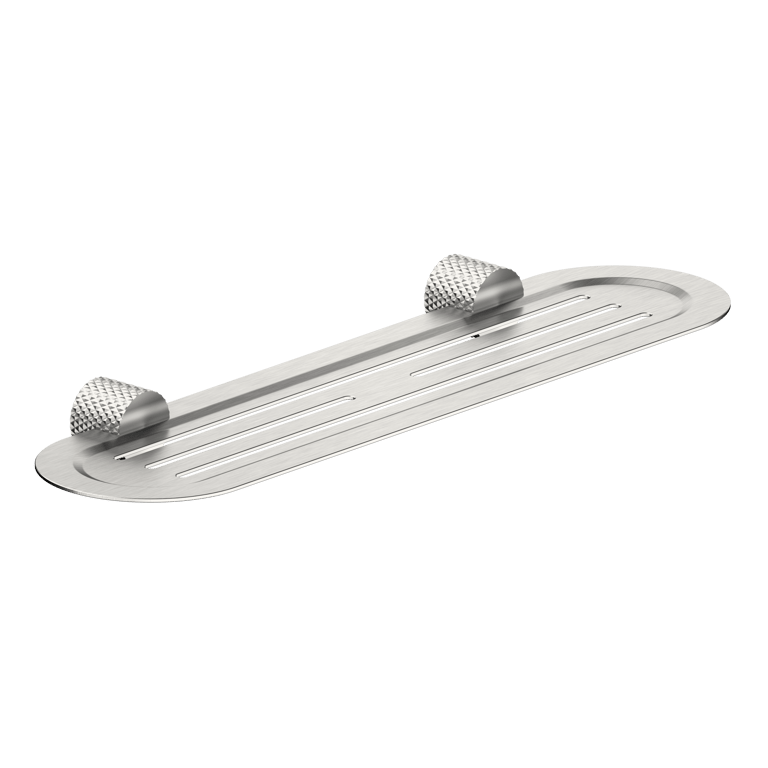 Nero_Opal Metal Shower Shelf_NR2587aBN.png Image of Shelf SurfaceMount Nero Opal