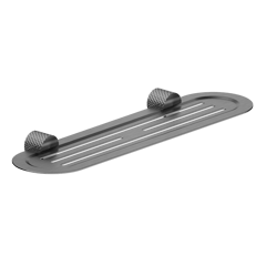 Nero_Opal Metal Shower Shelf_NR2587aGR.png Image of Shelf SurfaceMount Nero Opal