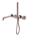 Nero_Opal Progressive Shower System Separate Plate With Spout 230mm 250mm_NR252003B230BZ.png Image of MixerSet Shower Nero Opal Progressive Split