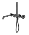 Nero_Opal Progressive Shower System Separate Plate With Spout 230mm 250mm_NR252003B230GR.png Image of MixerSet Shower Nero Opal Progressive Split
