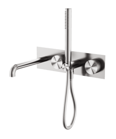 Nero_Opal Progressive Shower System With Spout 230mm 250mm_NR252003A230BN.png Image of MixerSet Shower Nero Opal Progressive
