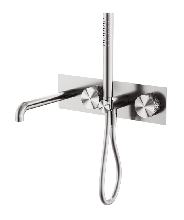 Nero_Opal Progressive Shower System With Spout 230mm 250mm_NR252003A230BN.png Image of MixerSet Shower Nero Opal Progressive