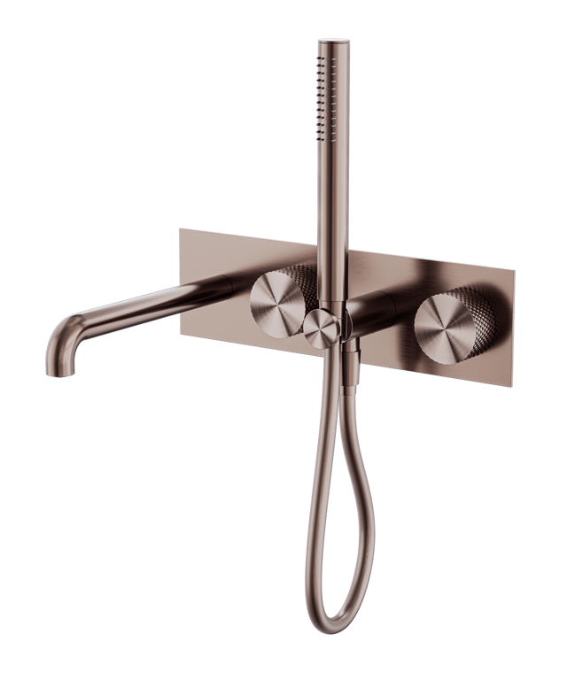 Nero_Opal Progressive Shower System With Spout 230mm 250mm_NR252003A230BZ.png Image of MixerSet Shower Nero Opal Progressive
