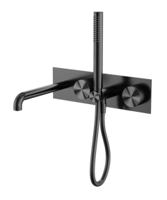 Nero_Opal Progressive Shower System With Spout 230mm 250mm_NR252003A230GR.png Image of MixerSet Shower Nero Opal Progressive