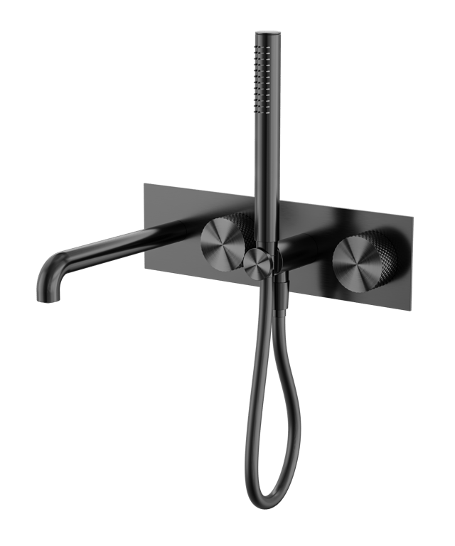 Nero_Opal Progressive Shower System With Spout 230mm 250mm_NR252003A230GR.png Image of MixerSet Shower Nero Opal Progressive