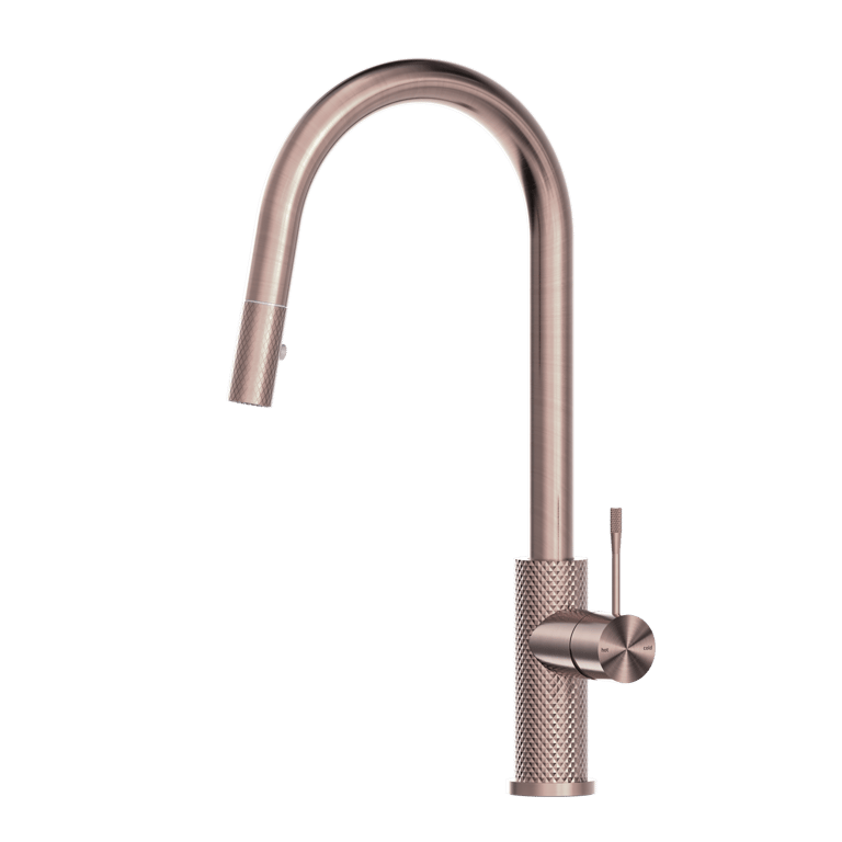 Nero_Opal Pull Out Sink Mixer With Vegie Spray Function_NR251908BZ.png Image of Mixer Sink Nero Opal VeggieSpray PullOut