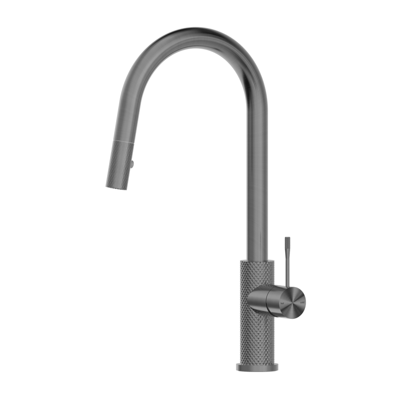 Nero_Opal Pull Out Sink Mixer With Vegie Spray Function_NR251908GR.png Image of Mixer Sink Nero Opal VeggieSpray PullOut