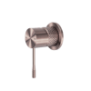 Nero_Opal Shower Mixer With 60mm Plate_NR251909hBZ.png Image of MixerTap Shower Nero Opal 60mmPlate