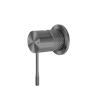 Nero_Opal Shower Mixer With 60mm Plate_NR251909hGR.png Image of MixerTap Shower Nero Opal 60mmPlate
