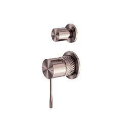 Nero_Opal Shower Mixer With Divertor Separate Plate_NR251909eBZ.png Image of MixerTap Shower Nero Opal Diverter Split