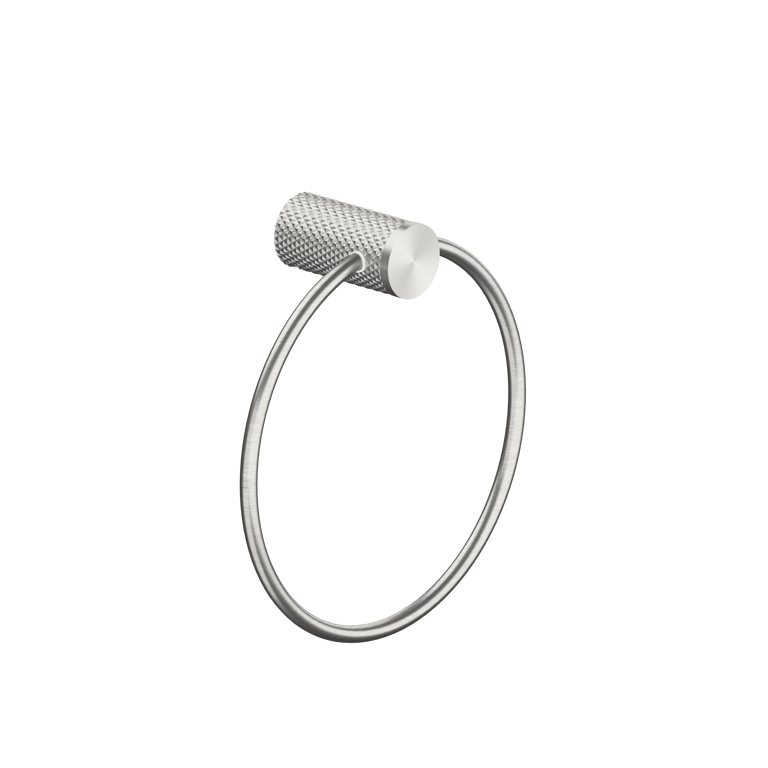 Nero_Opal Towel Ring_NR2580aBN.png Image of TowelRing SurfaceMount Nero Opal