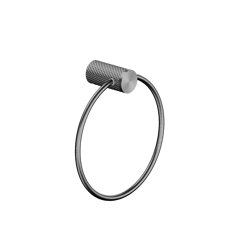 Nero_Opal Towel Ring_NR2580aGR.png Image of TowelRing SurfaceMount Nero Opal