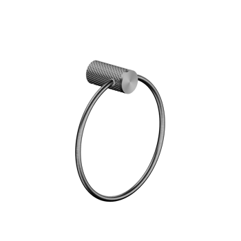 Nero_Opal Towel Ring_NR2580aGR.png Image of TowelRing SurfaceMount Nero Opal