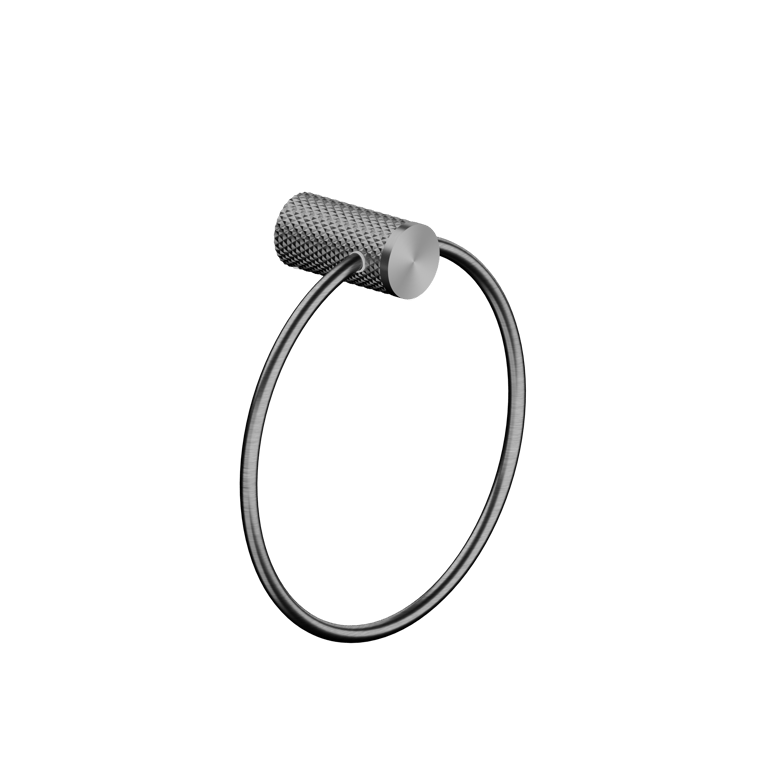 Nero_Opal Towel Ring_NR2580aGR.png Image of TowelRing SurfaceMount Nero Opal