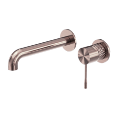 Nero_Opal Wall Basin Bath Mixer Separate Back 120mm 160mm 185mm 230mm 260mm Spout_NR251907b120BZ.png Image of MixerSet Wall Nero Opal Basin Bath Split