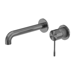 Nero_Opal Wall Basin Bath Mixer Separate Back 120mm 160mm 185mm 230mm 260mm Spout_NR251907b120GR.png Image of MixerSet Wall Nero Opal Basin Bath Split