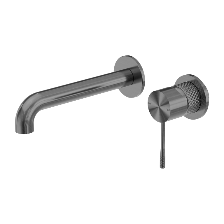Nero_Opal Wall Basin Bath Mixer Separate Back 120mm 160mm 185mm 230mm 260mm Spout_NR251907b120GR.png Image of MixerSet Wall Nero Opal Basin Bath Split