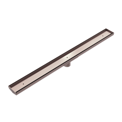 Nero_Tile Insert V Channel Floor Grate 50mm_NRFG002hsBZ.png Image of Drain Channel Nero Bath 50mmOutlet