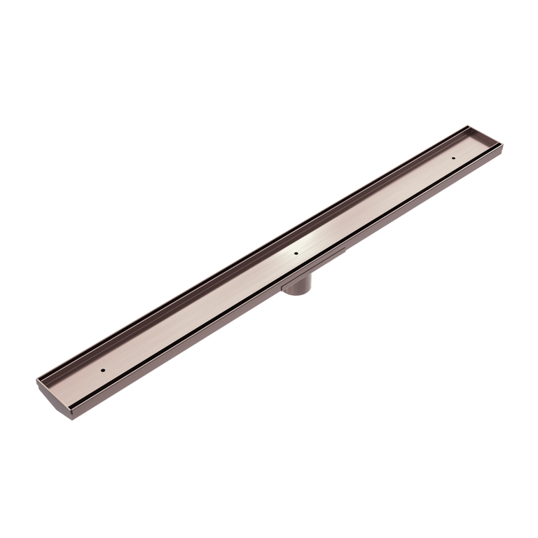 Nero_Tile Insert V Channel Floor Grate 50mm_NRFG002hsBZ.png Image of Drain Channel Nero Bath 50mmOutlet