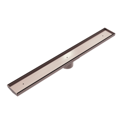 Nero_Tile Insert V Channel Floor Grate 80mm_NRFG001hsBZ.png Image of Drain Channel Nero Bath 89mmOutlet