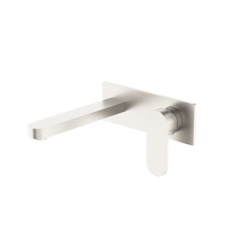 public Image of MixerSet Wall Nero Ecco Basin Bath BackPlate