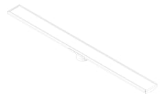 3D Documentation Image of Drain Channel Nero TileInsert 80mmOutlet