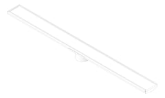 3D Documentation Image of Drain Channel Nero TileInsert 89mmOutlet