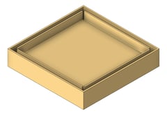 3D Shaded Image of Waste Floor Nero Square