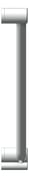 Left Image of GrabRail 45Deg Nero MeccaCare Ambulant BentTube