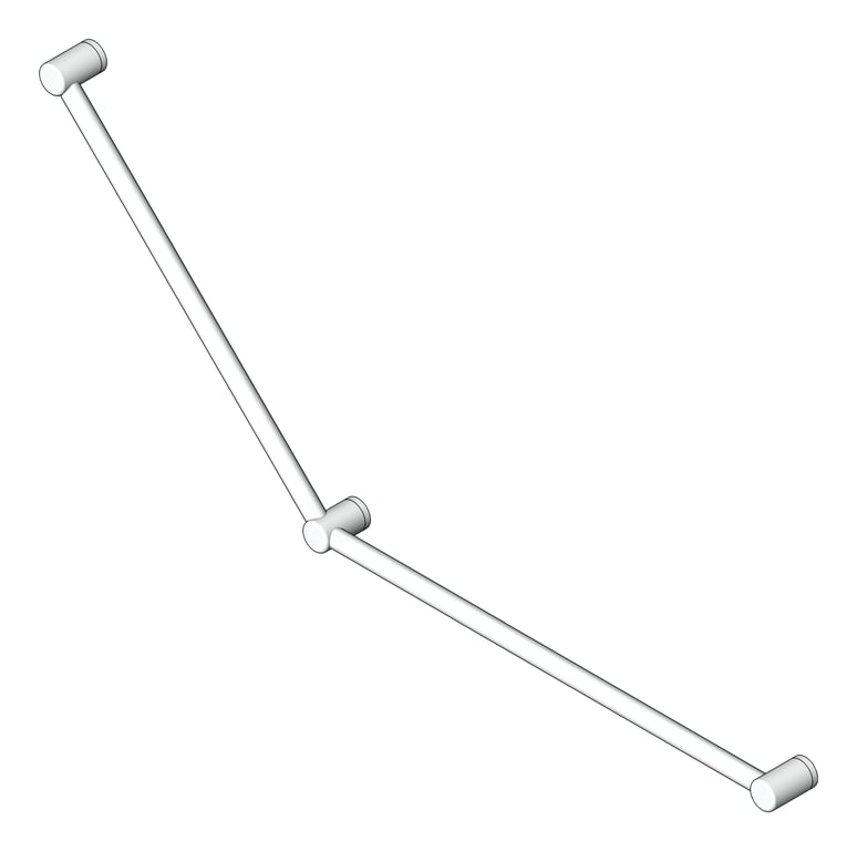 GrabRail 45Deg Nero MeccaCare DDA