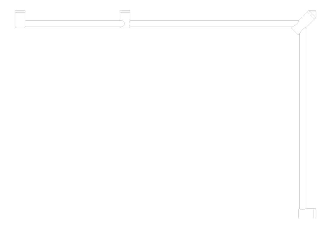 Plan Image of GrabRail 45Deg Nero MeccaCare DDA Continuous