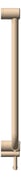 Left Image of GrabRail 90Deg Nero Ambulant BentTube 1000mm ToiletRollHolder