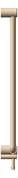 Left Image of GrabRail 90Deg Nero Ambulant BentTube 750mm ToiletRollHolder