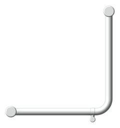 Front Image of GrabRail 90Deg Nero MeccaCare Ambulant BentTube