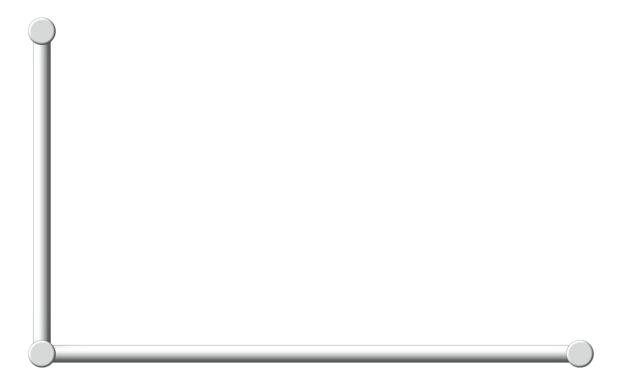 Front Image of GrabRail 90Deg Nero MeccaCare DDA