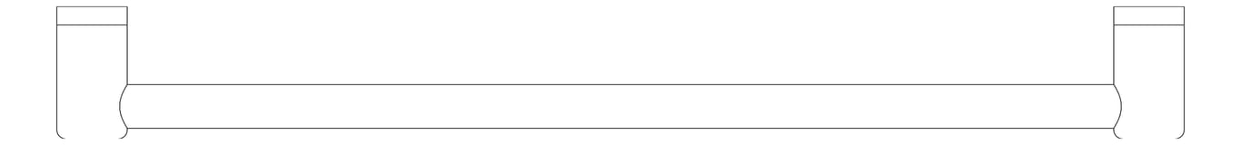 Plan Image of GrabRail SurfaceMount Nero MeccaCare 25mm